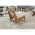 Sedia in canguro in legno massiccio per mobili per la casa